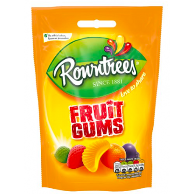 Rowntree Fruit Gum Pouch 120g